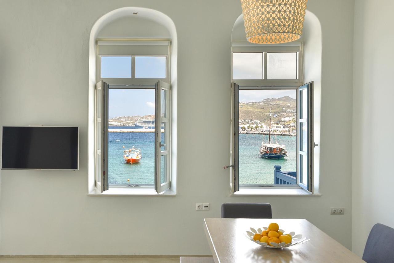 White Memories, Seafront Luxury Apartment Mykonos Mykonos Town Exterior foto