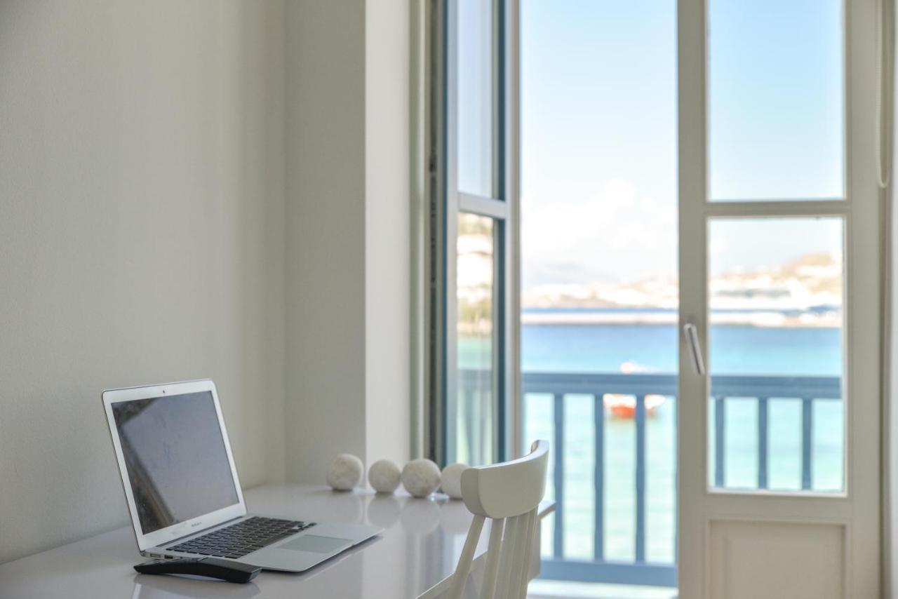 White Memories, Seafront Luxury Apartment Mykonos Mykonos Town Exterior foto